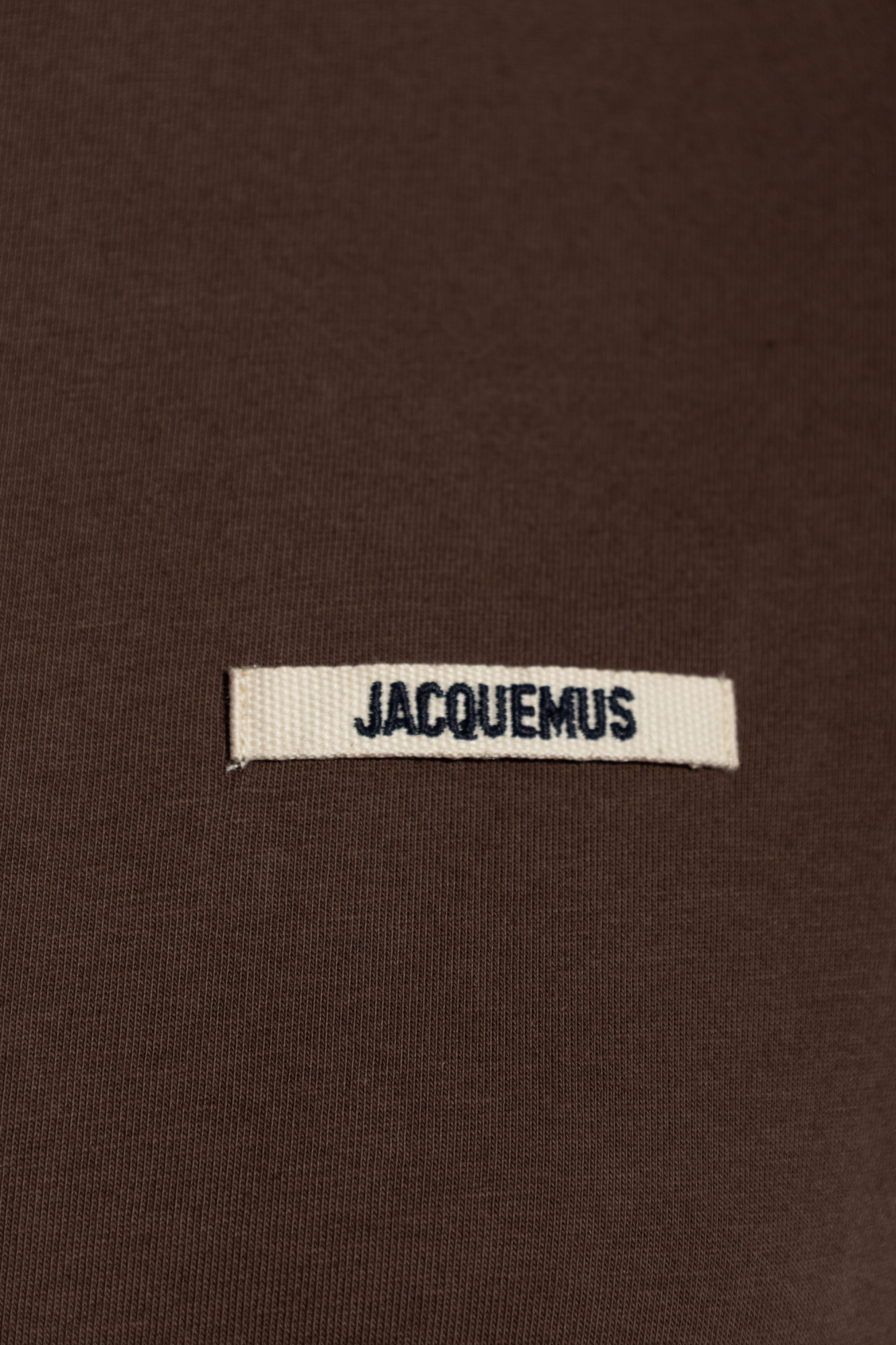 Brown T-shirt with logo Jacquemus - Vitkac AS